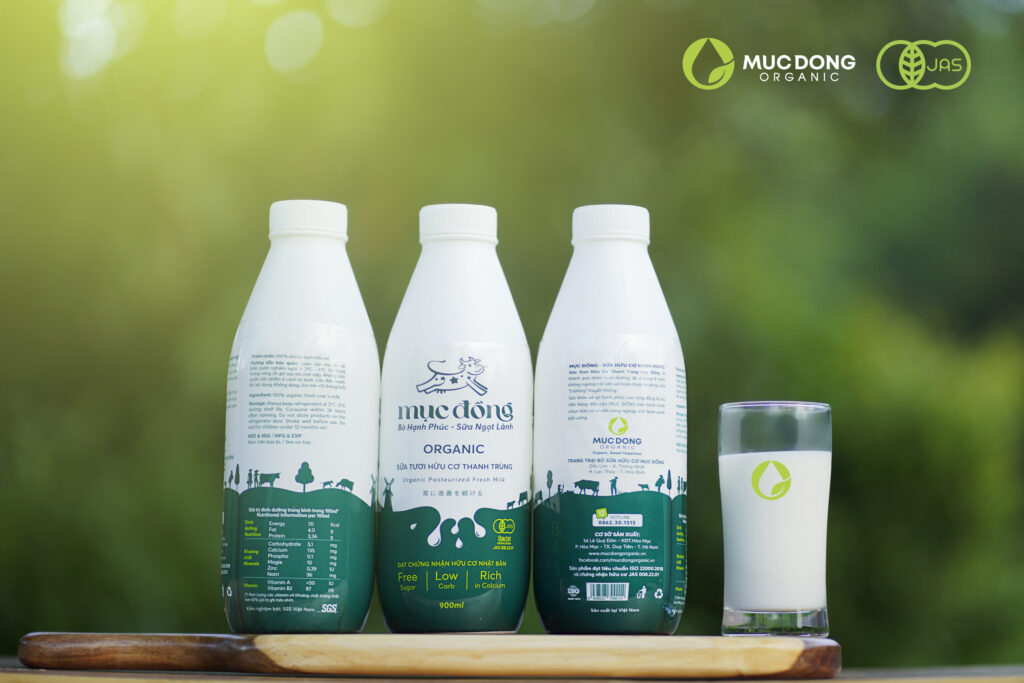 Sữa tươi hữu cơ thanh trùng - Size 900ml