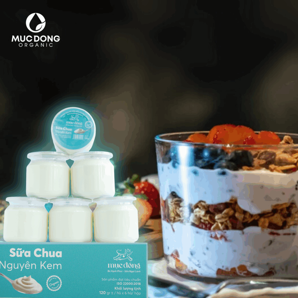 Parfait cùng sữa chua Mục Đồng