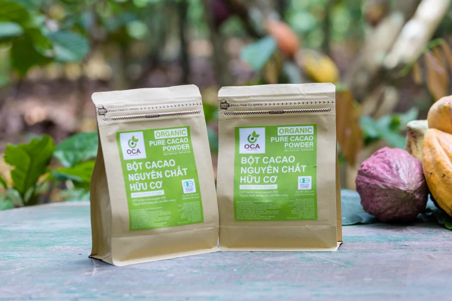 Bột cacao hữu cơ nguyên chất chuẩn JAS của OCA Việt Nhật