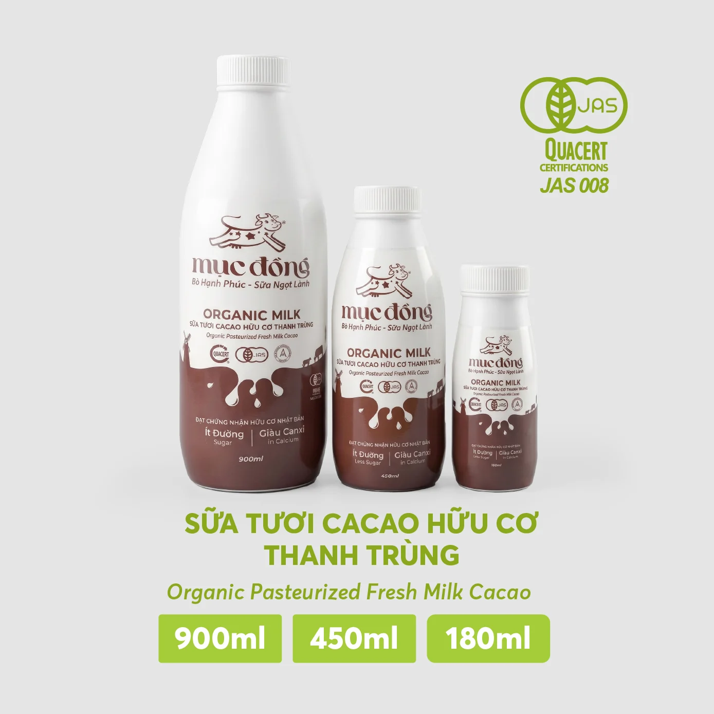 Sữa tươi ca cao hữu cơ thanh trùng Mục Đồng