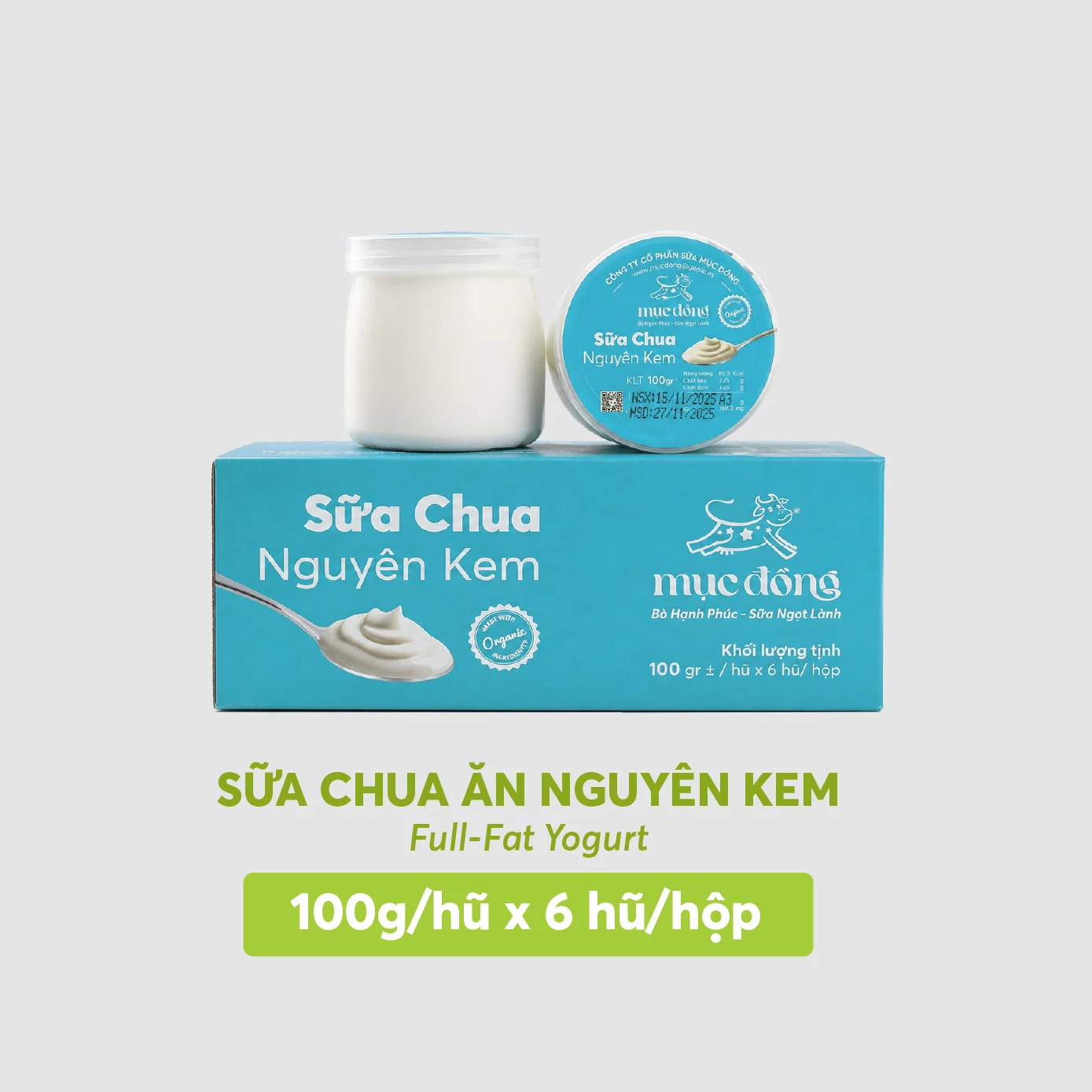 Sữa chua ăn nguyên kem Mục Đồng
