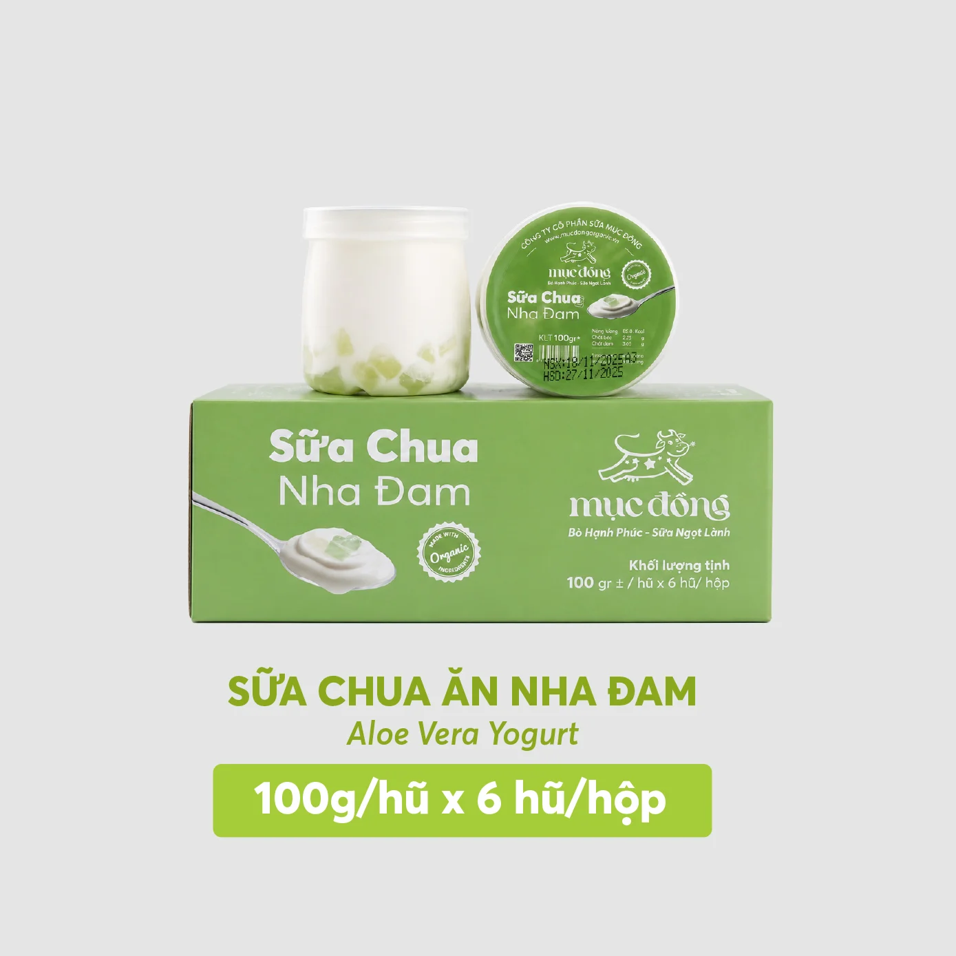 Sữa chua ăn nha đam Mục Đồng