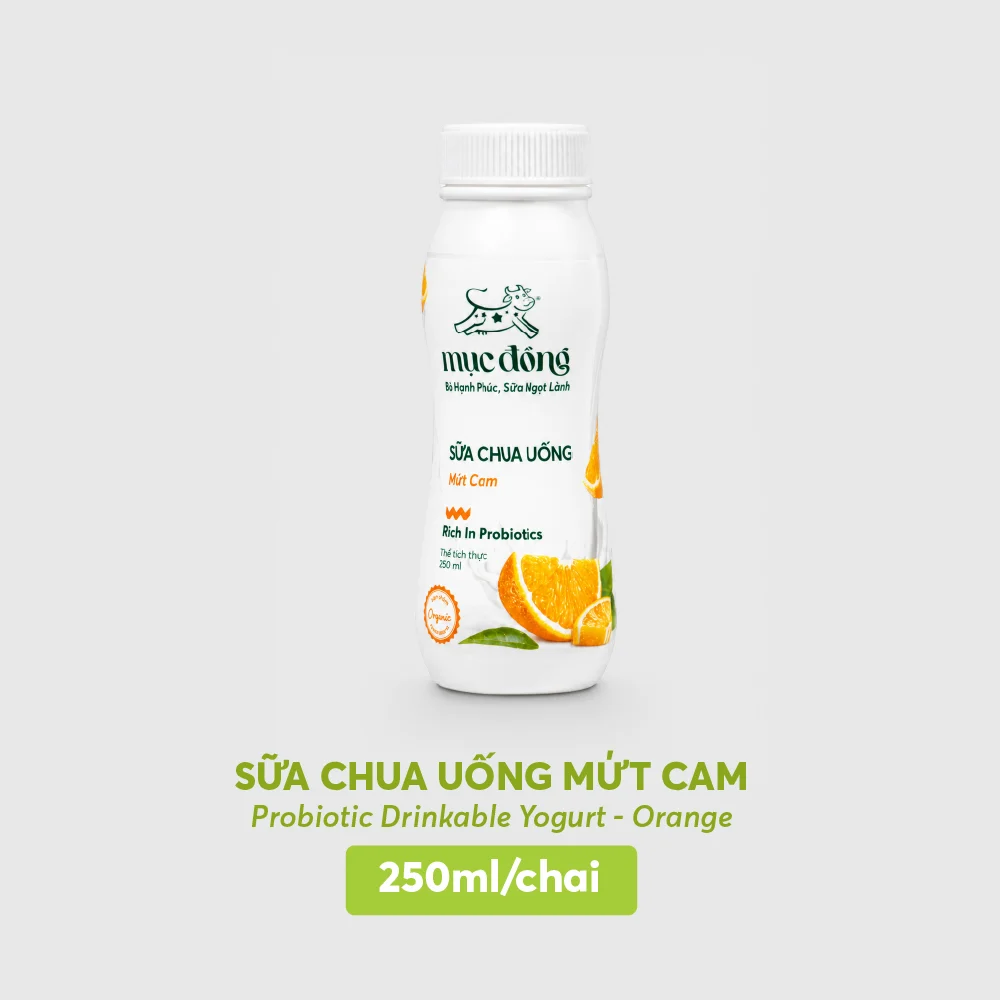 Sữa chua uống mứt cam Mục Đồng